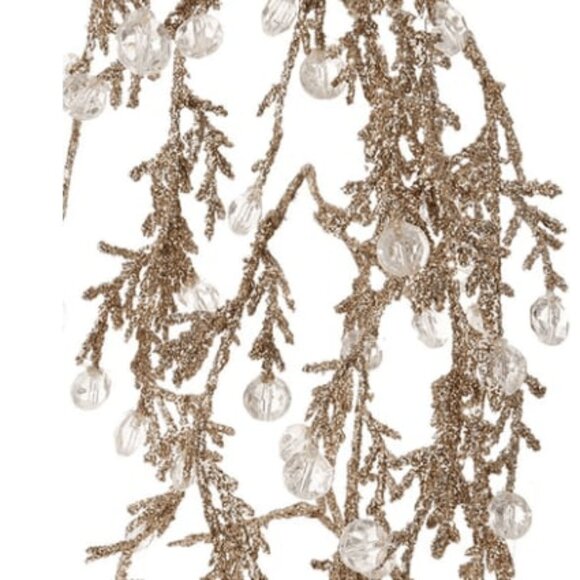 NEW RAZ 6' Glittered Ice Garland - Picture 1 of 1